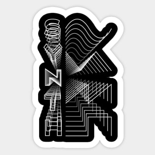 Synth Waveform Audio Analog Design Modular Gift Sticker